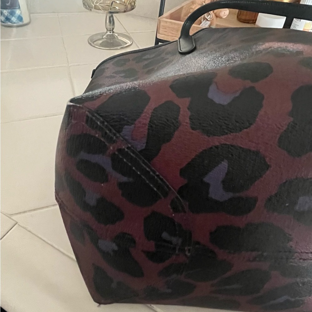 Coach city tote Leopard-Print Tote - Picture 5 of 10